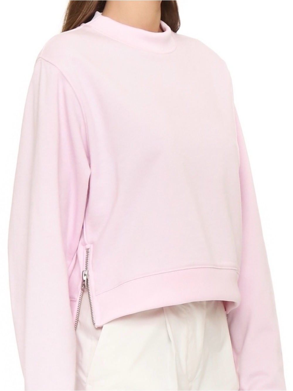 Acne Studios Bird Fleece Sweatshirt in Pink